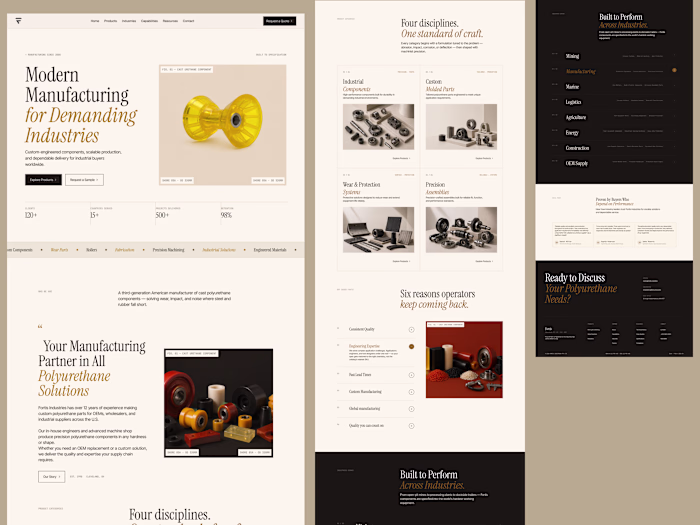 Designed this landing page for