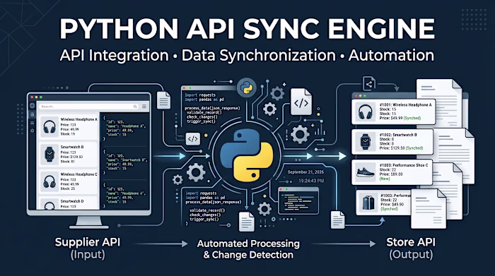 Python API Sync Engine
Built a