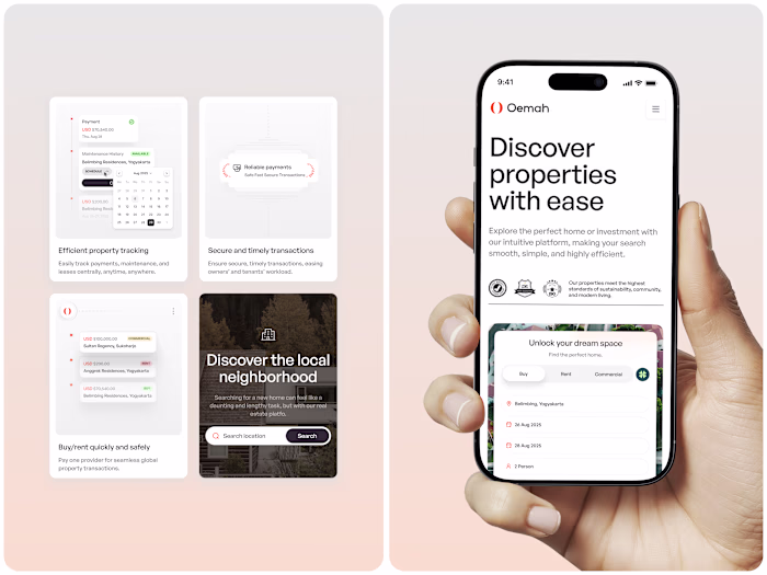 Oemah - Real Estate Responsive Landing Page