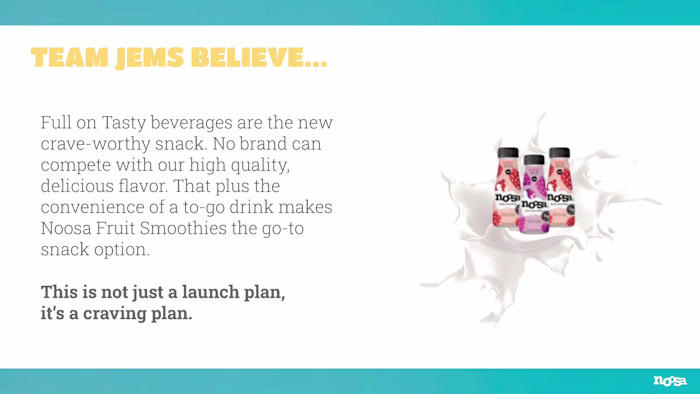 Noosa Fruit Smoothie Campaign Design