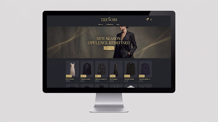 TRÉSORI — Luxury Fashion E-Commerce Brand