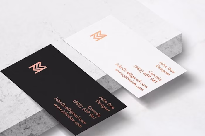 eye-catching business card design