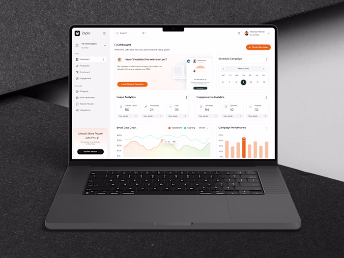Zaplo - Web App Design