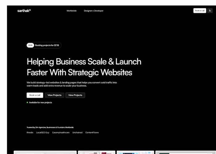 Personal Portfolio Website Design