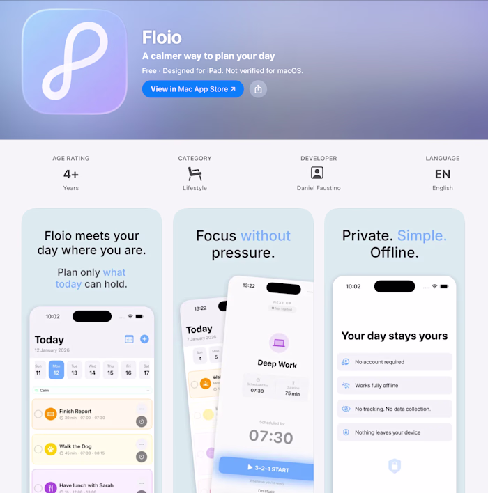 Floio - Privacy First Productivity
