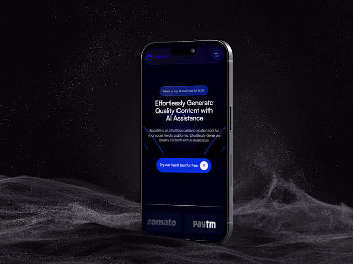 Social AI Complete website design