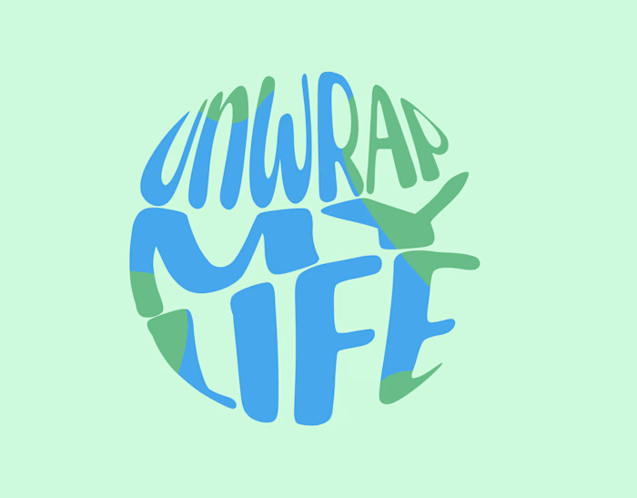 Unwrap My Life . Logo . Social Media Poster