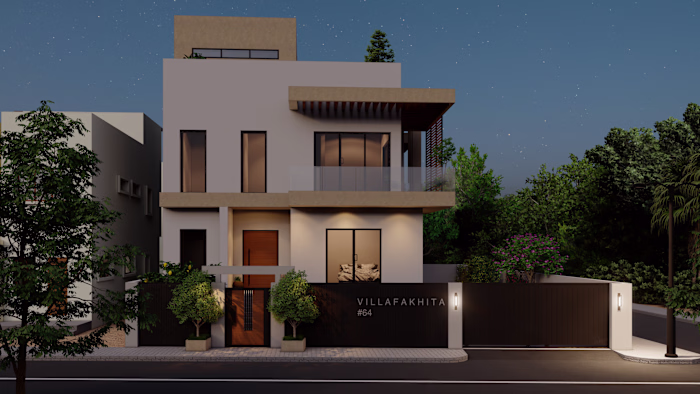 Landscape Design of a Villa in Oman