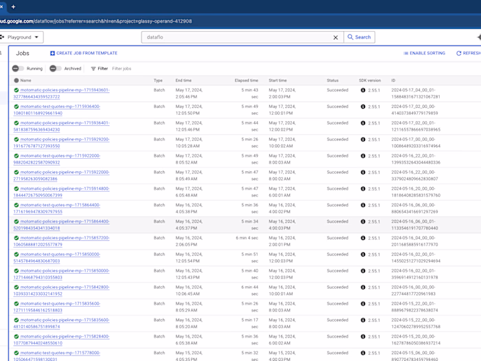 Efficient Batch and Stream Processing for Bigquery