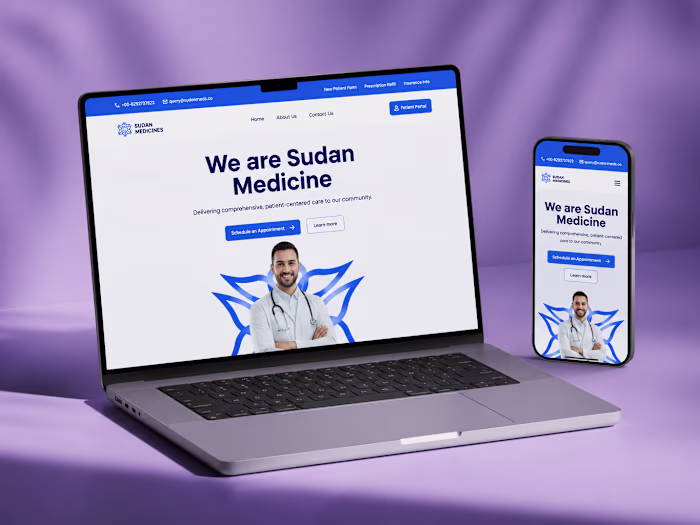 User-Centric Website Design for Sudan Medicine