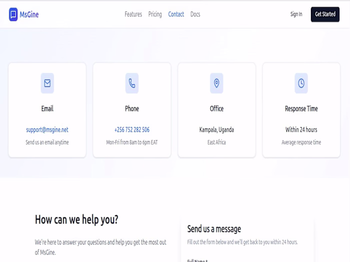 Msgine – Multi-Channel Messaging & Customer Engagement Platform