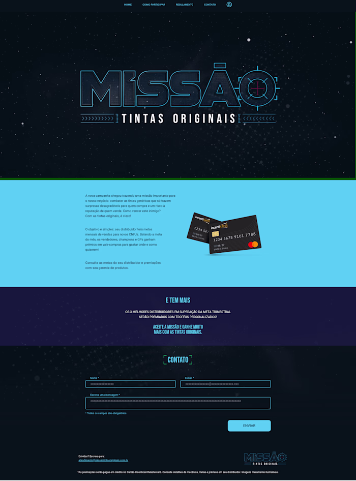  Web site Missão Tintas