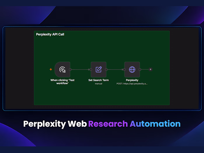 Perplexity Web Research Automation