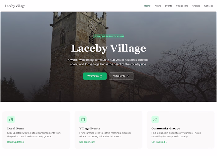 Village Community Website