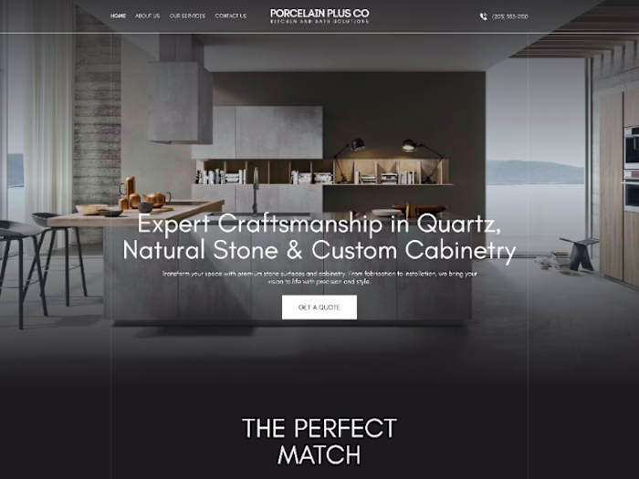 Website Design for a Premium Stone & Installation Company