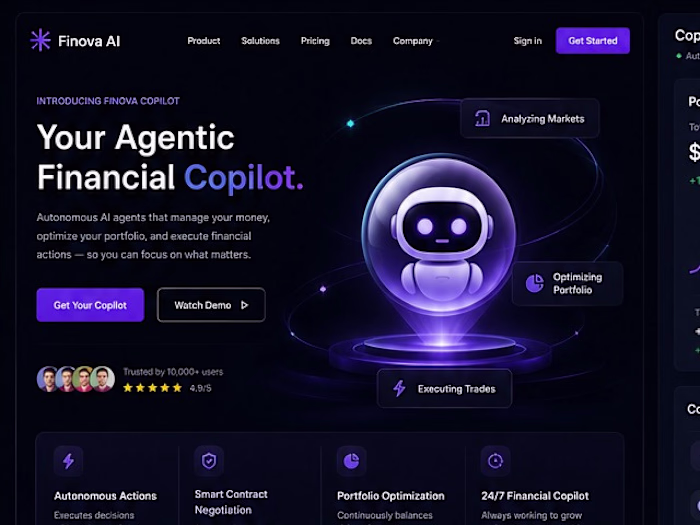 Finova , web app ,