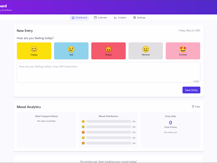 MoodBoard - Track Your Daily Emotions