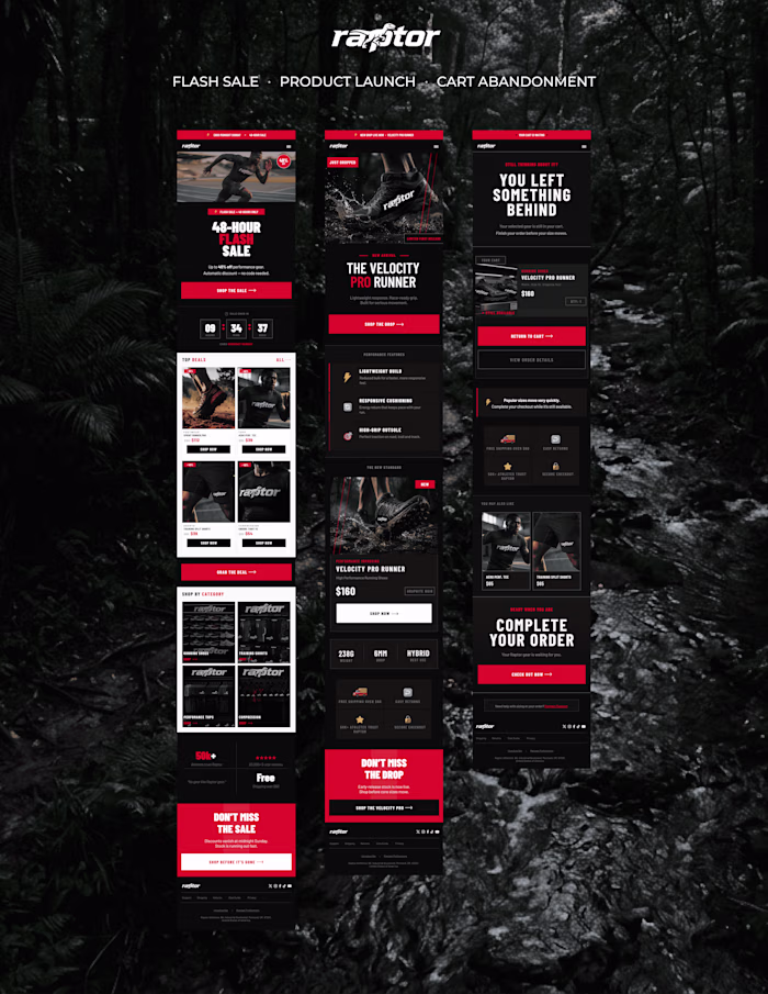 Email Design for Athletic DTC