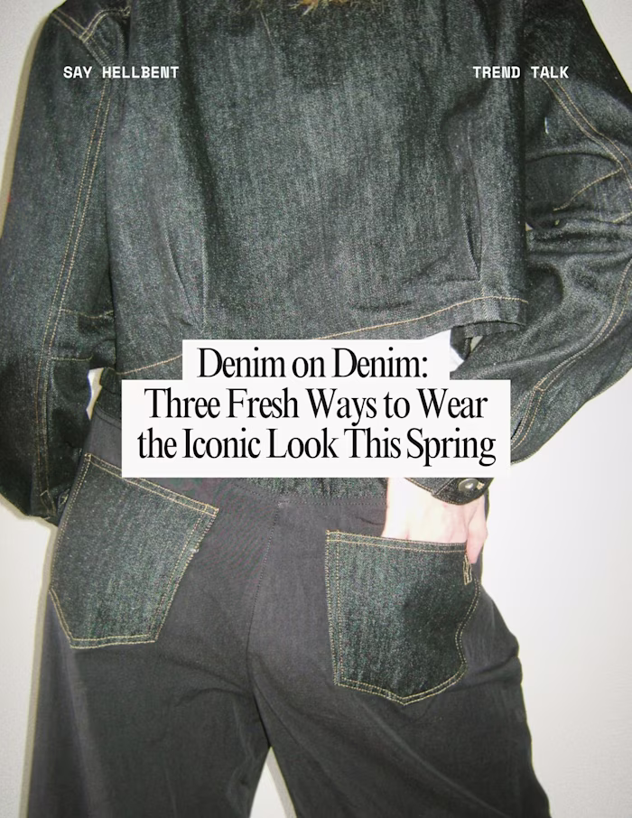 Denim on Denim Fashion Content Creation