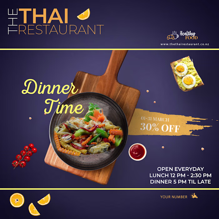 Dinner post :: Behance
