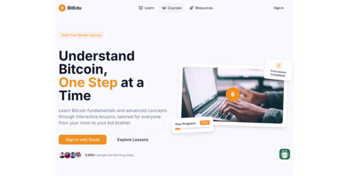 BitEdu - ReactJs Theme For Bitcoin Education Website