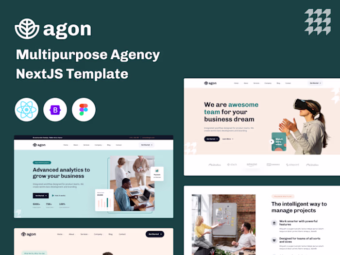 Agon - Multipurpose Agency NextJS Template