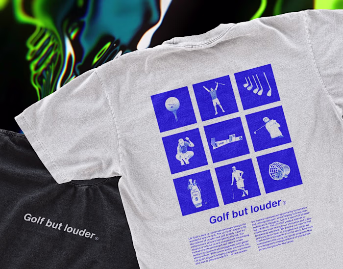 LIV Golf T-shirt design concepts