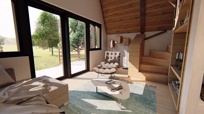 Small Cabin House Proposal Design :: Behance