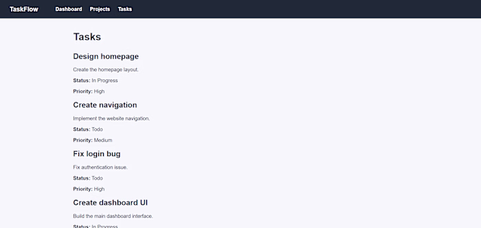 Task Management SaaS — React