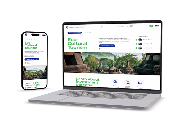Ministry of Investment/BKPM Website Redesign