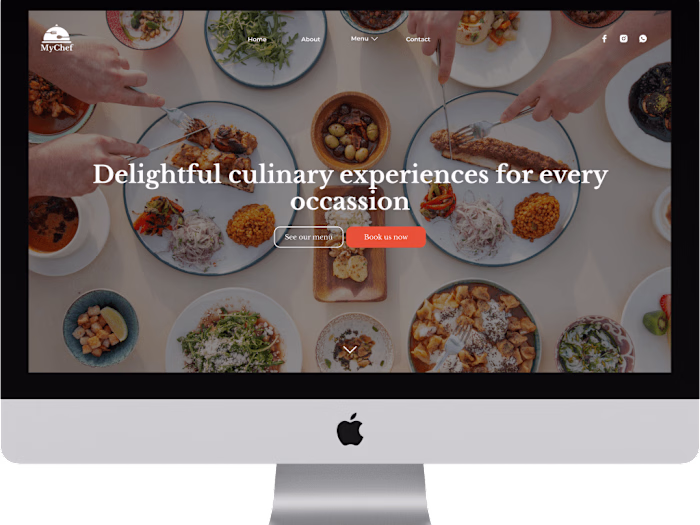 Website Design for a Catering Agency