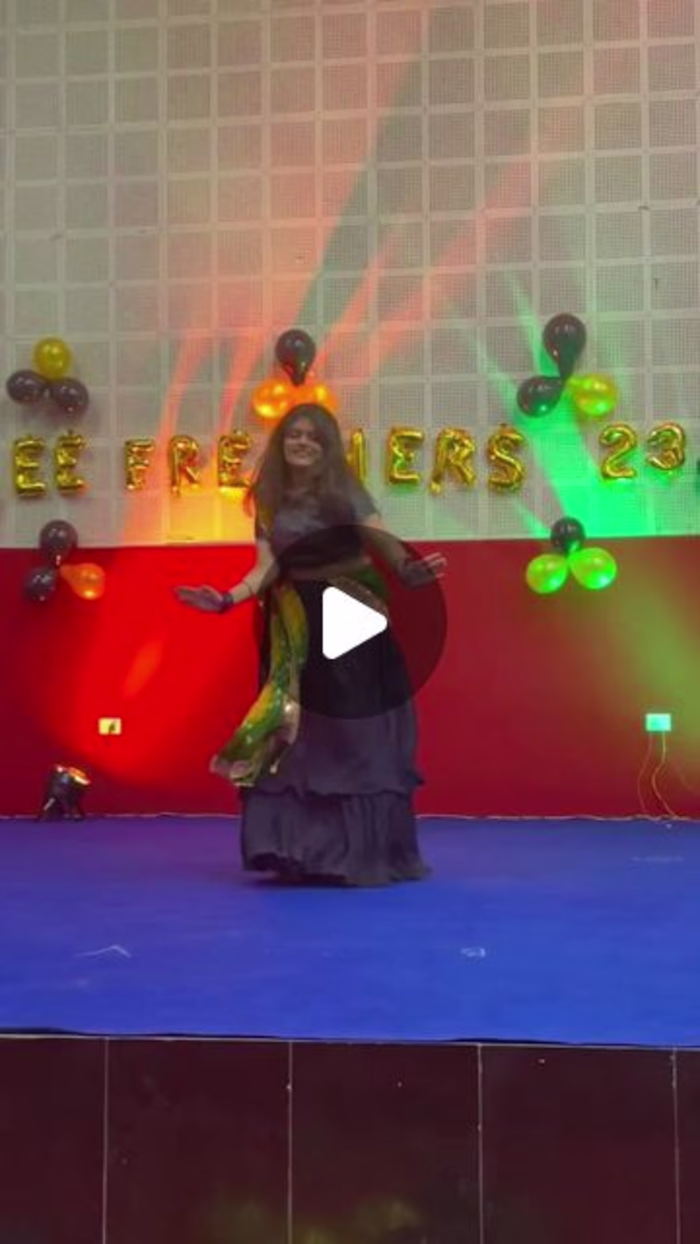 Short form reel of Freshers Event Vlog