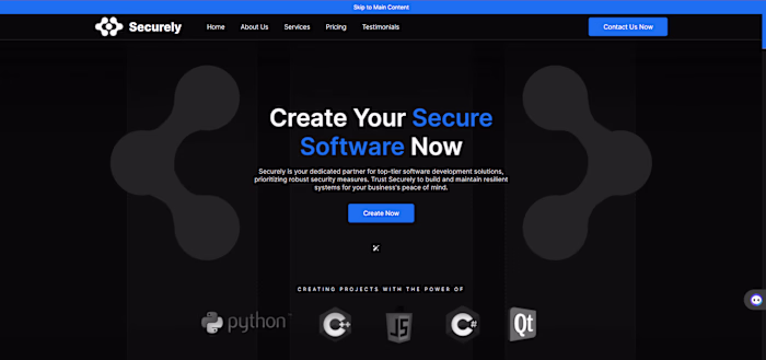 Securely Production-Ready Website