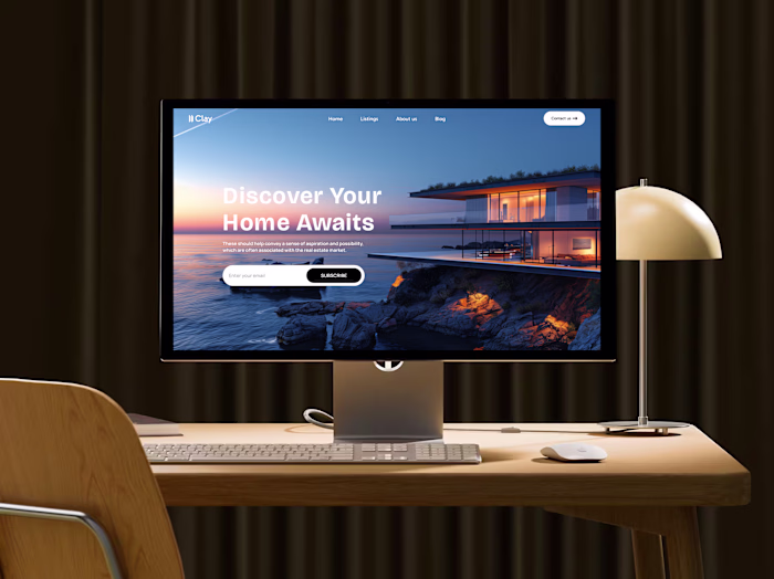 Clay – Modern Real Estate Website Development
