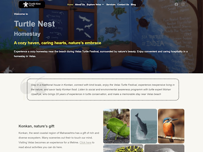 Homestay Website