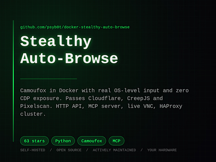 Stealthy Auto-Browse - Stealth Browser Automation