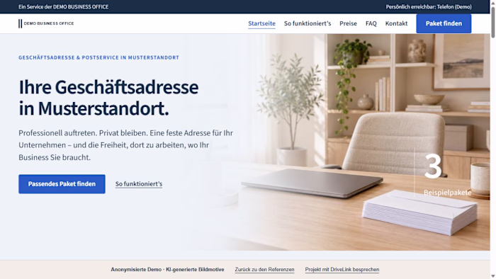 Office Services | Responsive Website Design Concept
