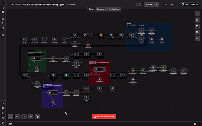 I built one workflow that