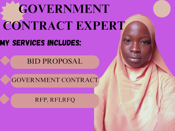 I will research RFP and write winning government contracts.