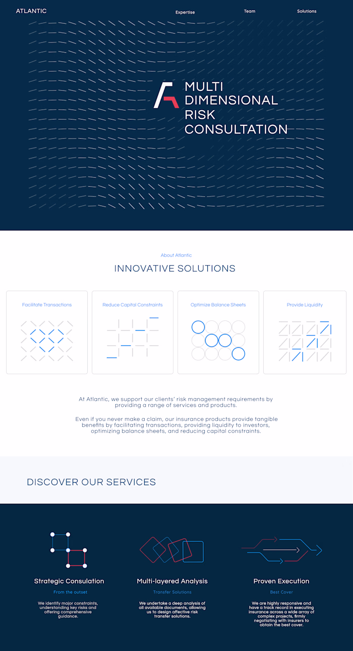 Insurance & Financial Services: Brand Web design / Annual Report