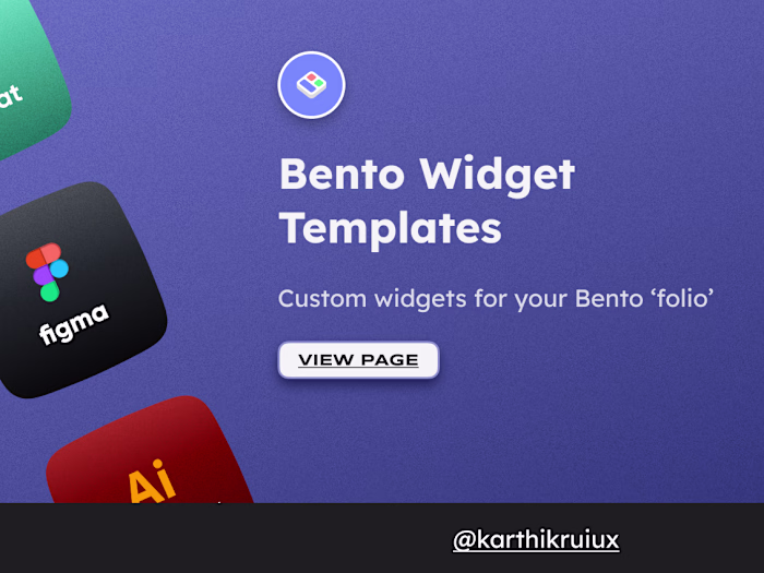 Bento Grid Elements