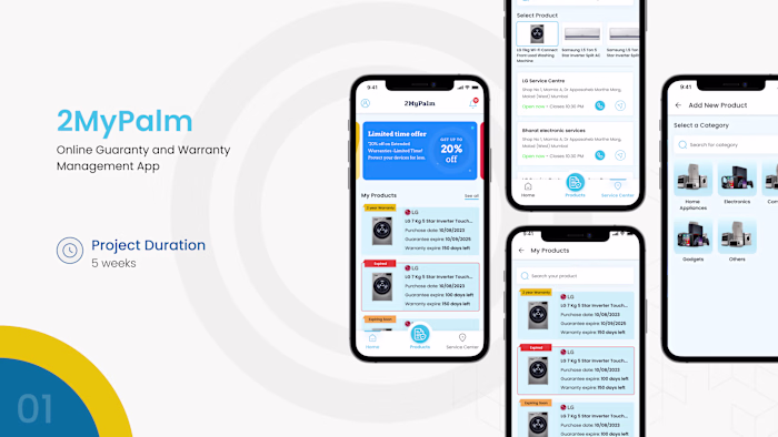 Online Guaranty and Warranty Management App