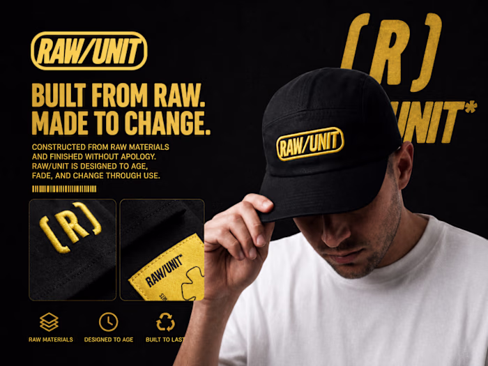 Raw/Unit Male wear Product Design