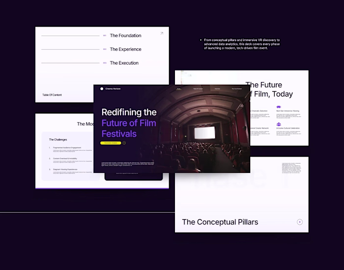 Redifining the Future of Film Festivals Template