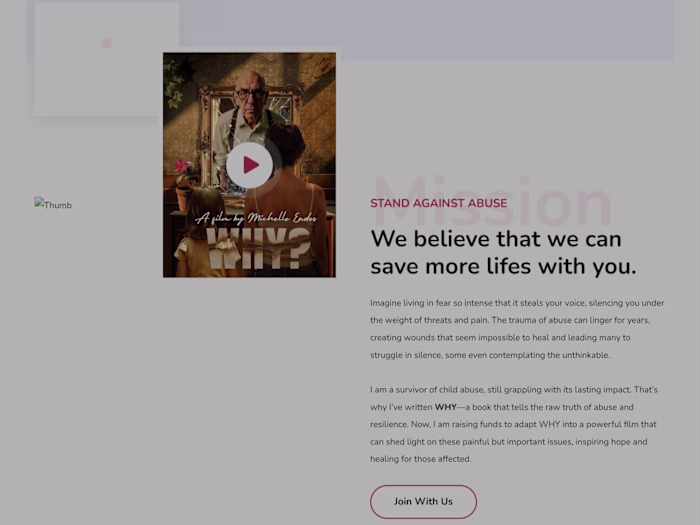 Website for Charity & Fundraising