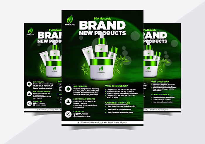 IMA Naturals Social Media Design