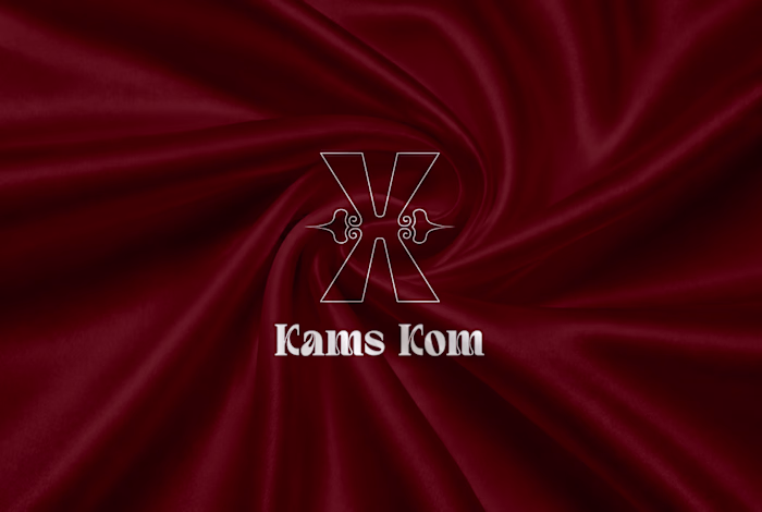 Kams Kom Brand Luxury logo design                { sells Cloth }
