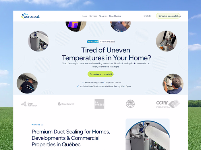 Aeroseal Website