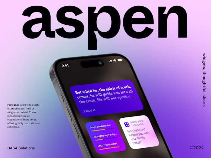 Widgets for motivational mobile app