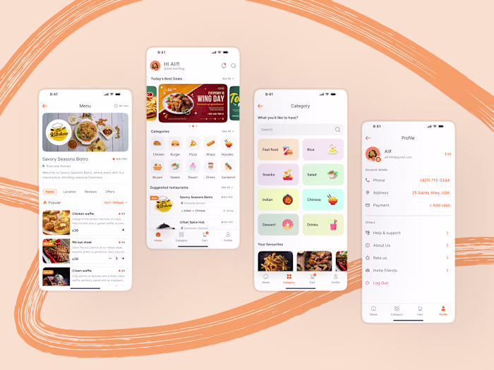 Food Delivery App - GrubHub